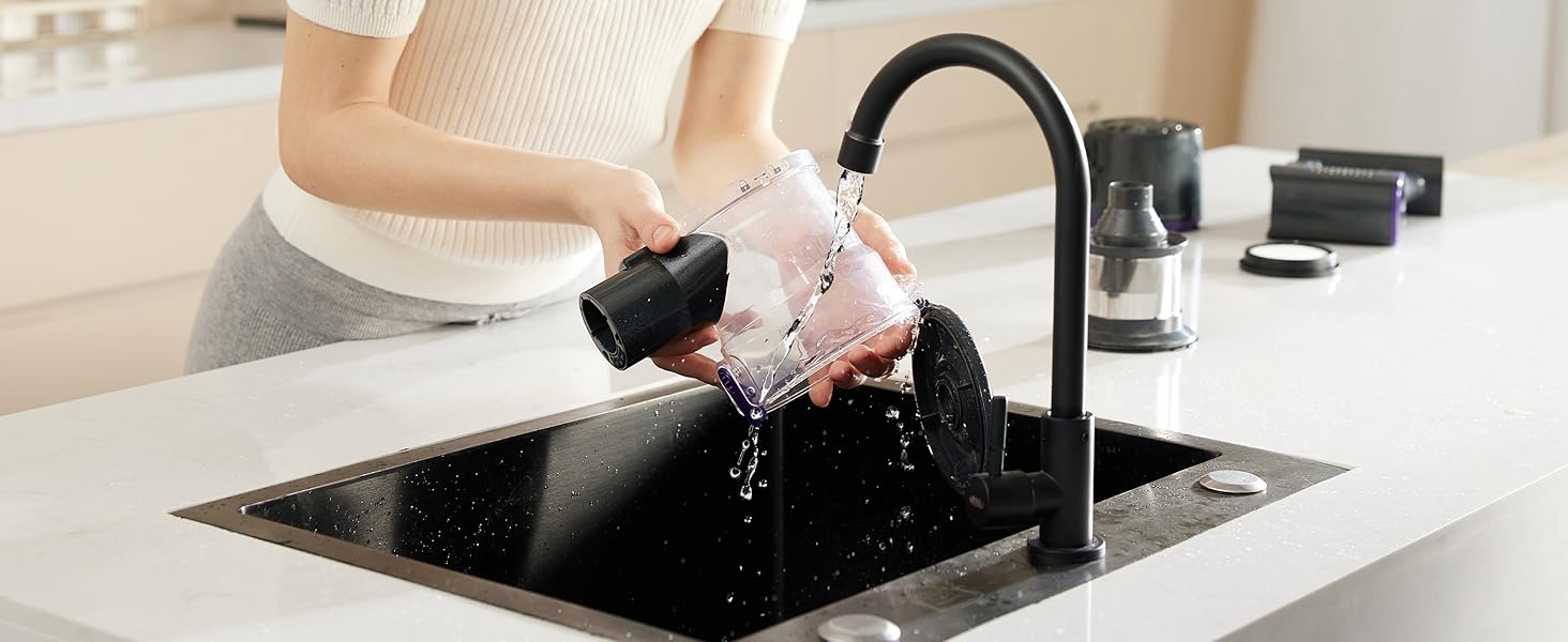 Бездротовий пилосос Vexilar Akku: 60 хв роботи, 45 kPa, 550 Вт, 6-в-1, LED дисплей, для дому та авто, видаляє шерсть тварин