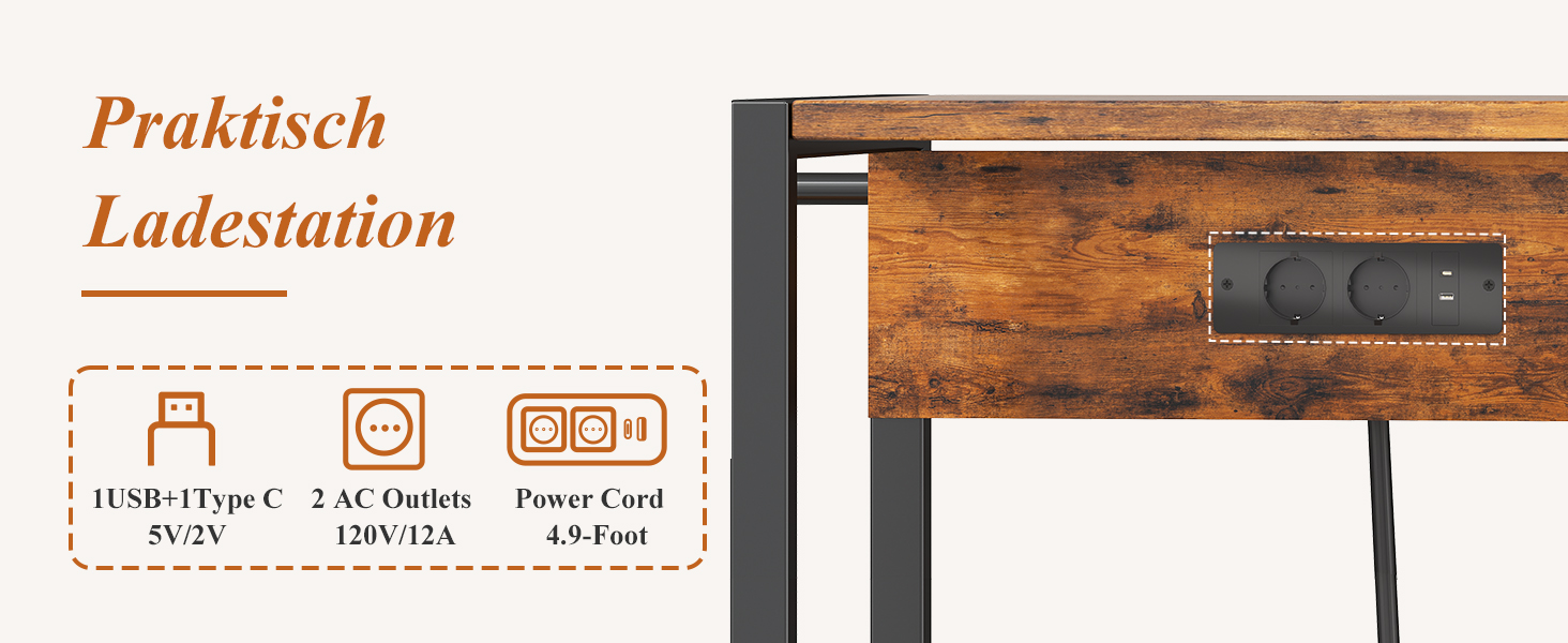 Підставка для програвача вінтаж велика з розеткою та LED-підсвіткою, тримач для платів, полиця для вінілу на 300 альбомів, для вітальні, спальні