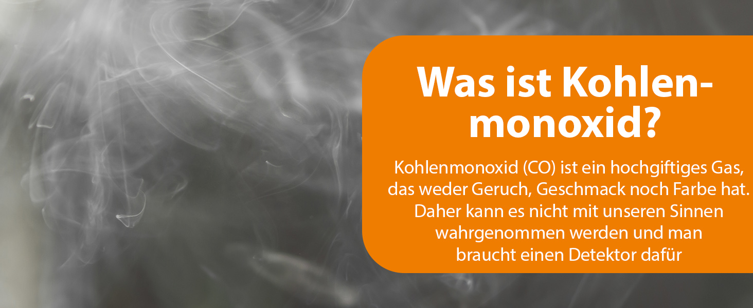 Виявлювач чадного газу Smartwares FGA-13051 з датчиком на 10 років, кнопка тестування, LED-індикатори