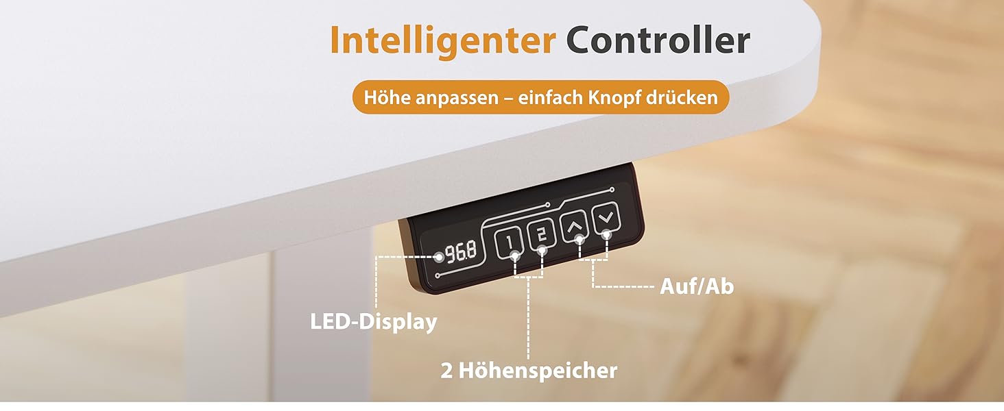 Регульований стіл для роботи з USB-C, електричний, з пам'яттю, стоячи/сидячи, комп'ютерний, для офісу, білий Pro, 200 x 80 см