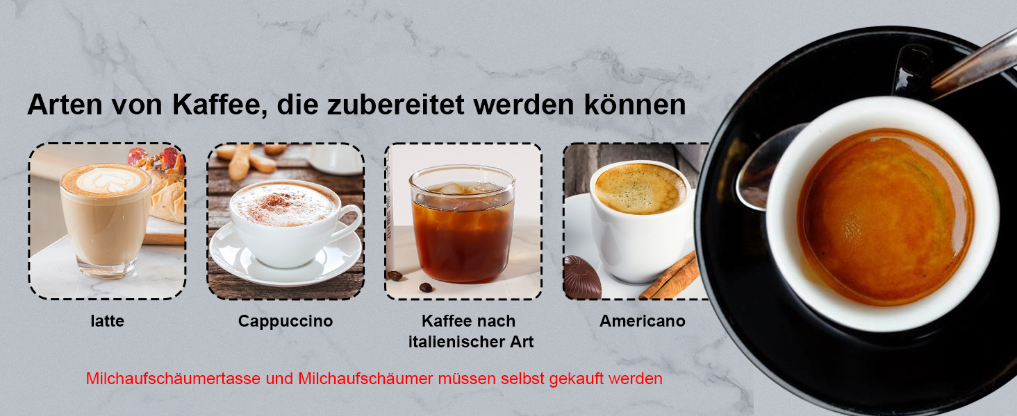 Кавомашина KOTLIE Espresso 4-в-1 для NES/Dolce Gusto/меленої кави/ESE (44мм), 19 Бар, коричнева