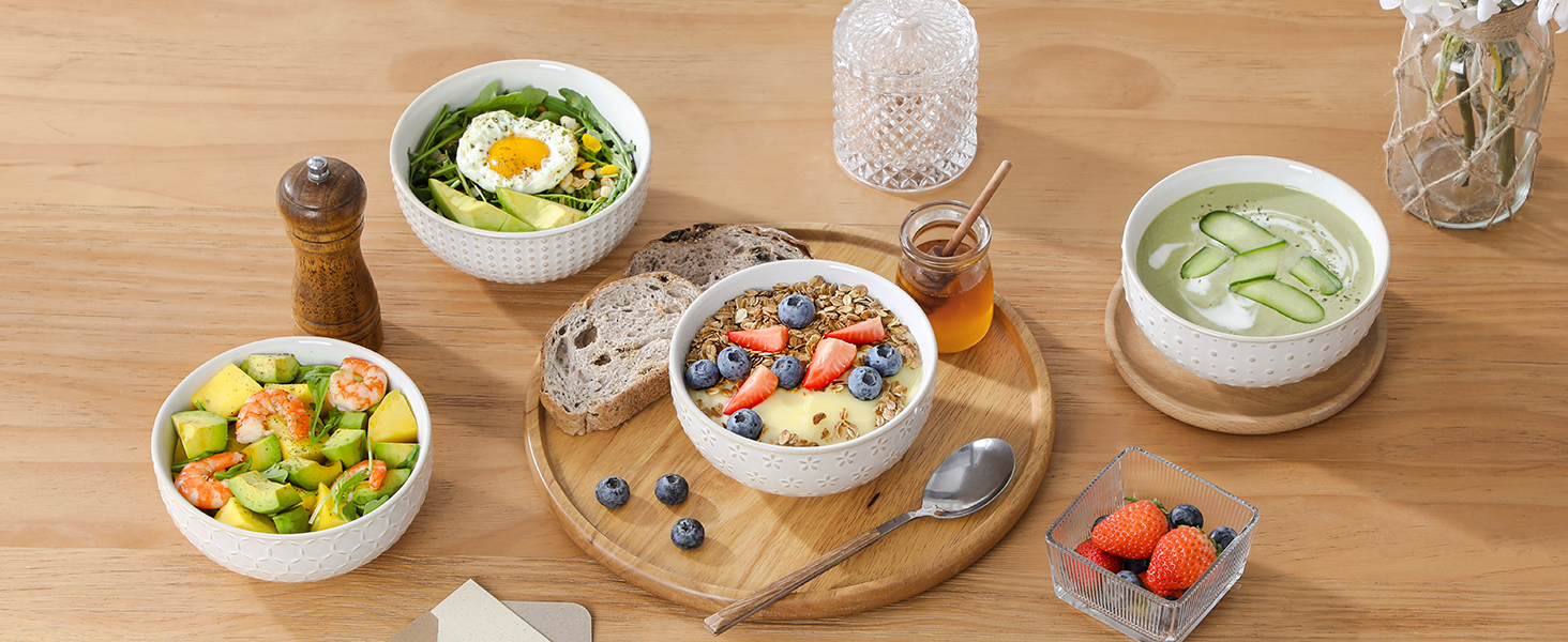 Набір посуду Malacasa LYDIA Beige для 4 осіб (16 предметів) - набір посуду з кераміки з рельєфом, сучасний сервіз