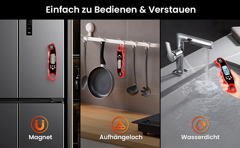 Бездротовий термометр для м'яса Maxtachі з Bluetooth, IP67, 150м для гриля, BBQ, духовки та smoker