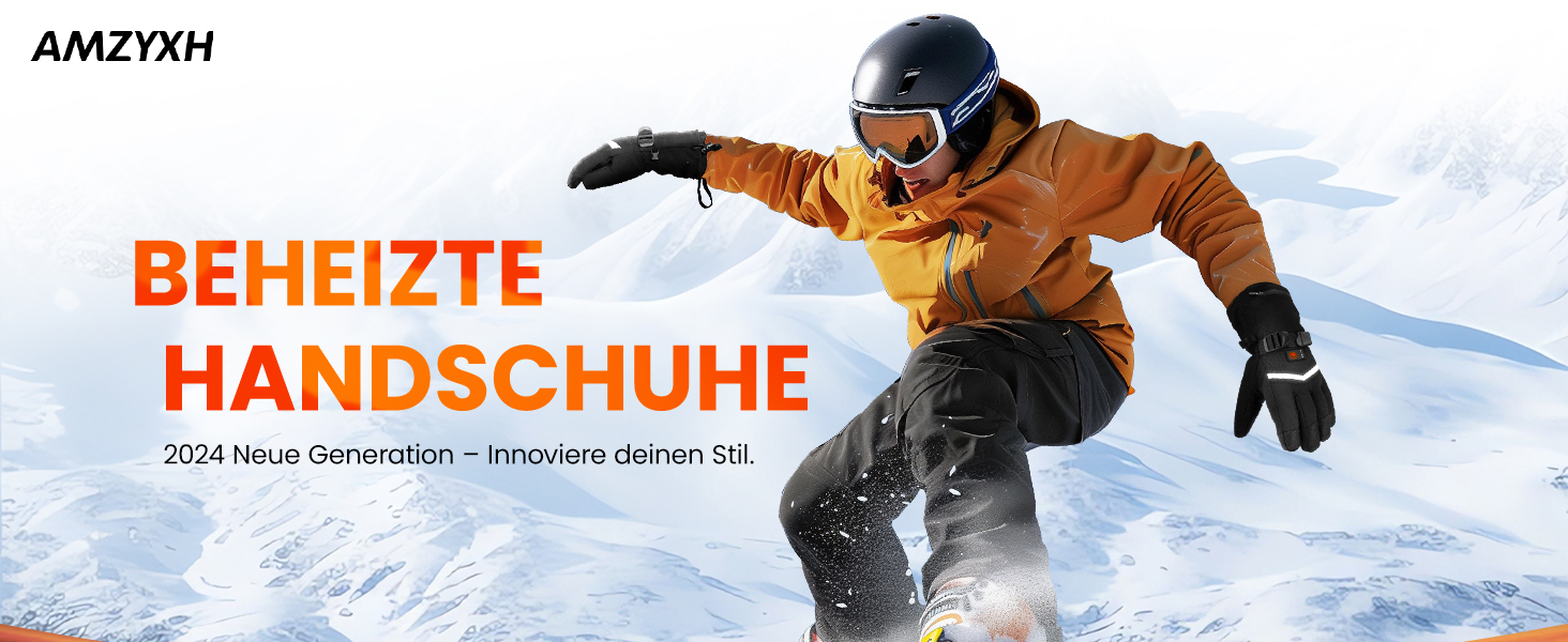 Гріючі рукавиці для чоловіків та жінок, акумуляторні, 3200mAh, з підтримкою сенсорного екрану, водонепроникні та вітронепроникні, для катання на лижах та активного відпочинку взимку (L)