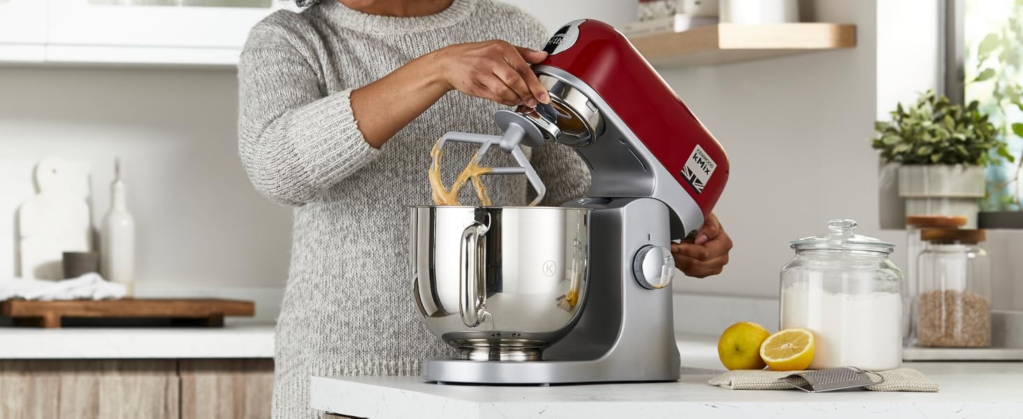 Кухонна машина Kenwood kMix KMX750BK, стандартного розміру, червона