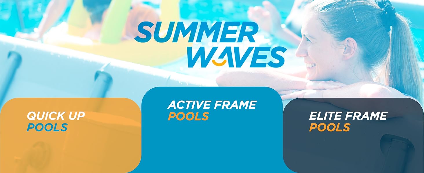 Комплектація каркасного басейну Summer Waves Овал 300x200x84 см Сірий Наземний басейн Садовий басейн і басейн з фільтруючим насосом