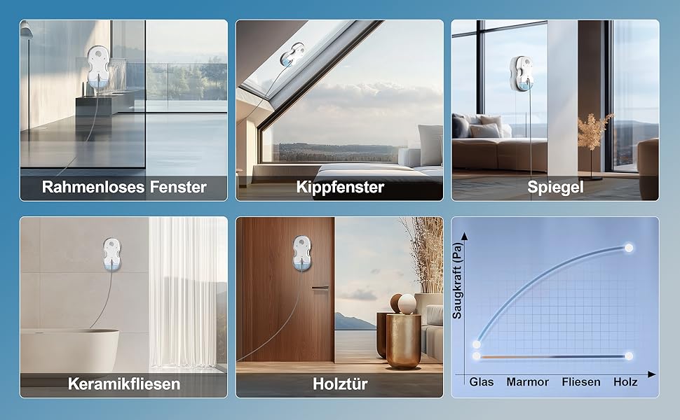 Робот-прибиральник вікон HUTT S7 з функцією розпилення, 5500Pa, 3D-подушка, 80мл бак, автоматичний, з багаторазовим захистом, 8 мікрофібра, у кейсі