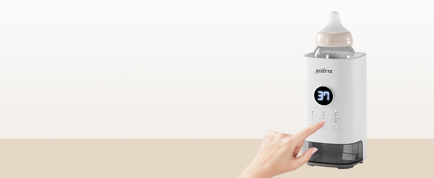 Підігрівач для пляшечок KOSTTE - універсальний, для грудного молока та суміші (білий)