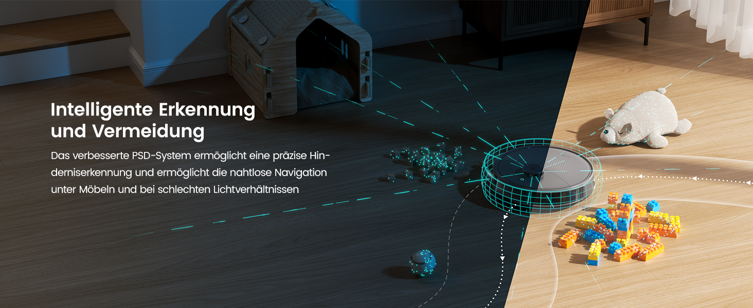 Робот-пилосос LEFANT M3 MAX: 6000Pa, вологе прибирання, лазерна навігація, антизаплутування, керування через додаток та Alexa, для тварин та килимів