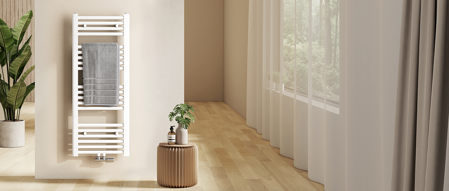 Електричний рушникосушар EMKE 1000x400 мм, антрацит, 356W