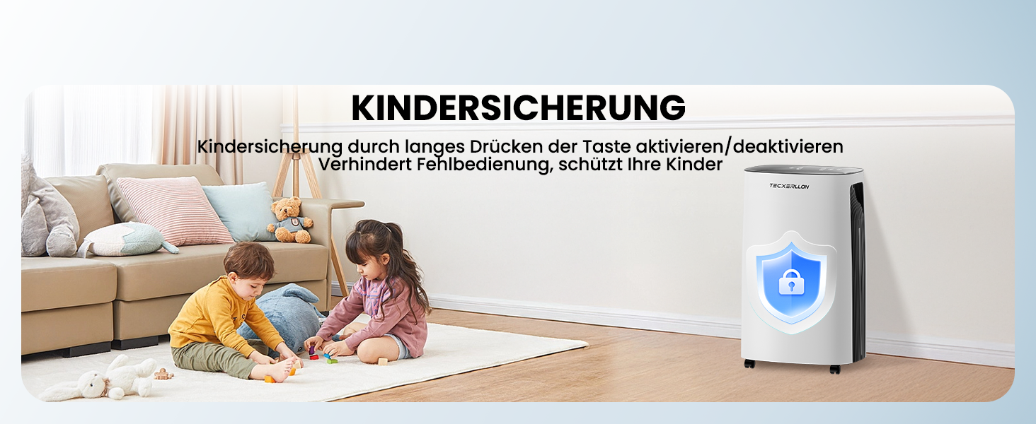 Електричний осушувач повітря 15L, 30㎡, з тачпанеллю, бак 2.5L, дренажний шланг, 46dB, таймер 24h, 3 роки гарантії (25L/день з керуванням через додаток)