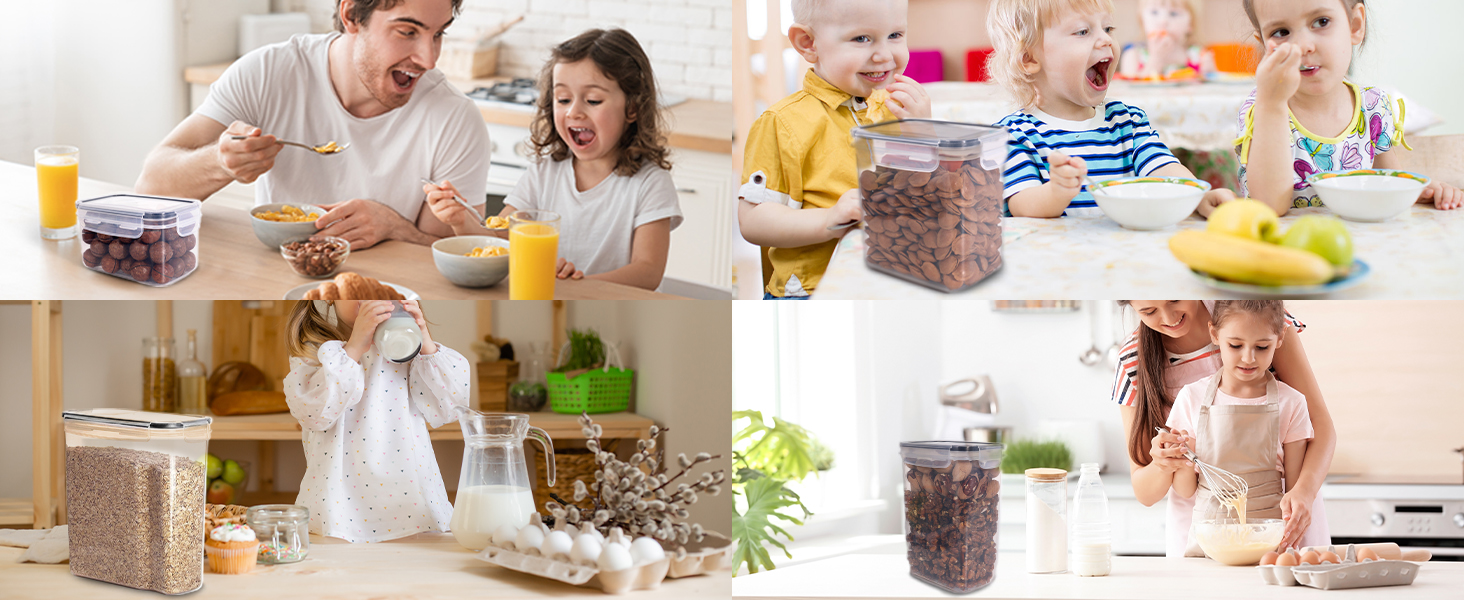 Набори контейнерів для зберігання CALIYO з кришкою, 24 шт. - герметичні, для продуктів, BPA Free