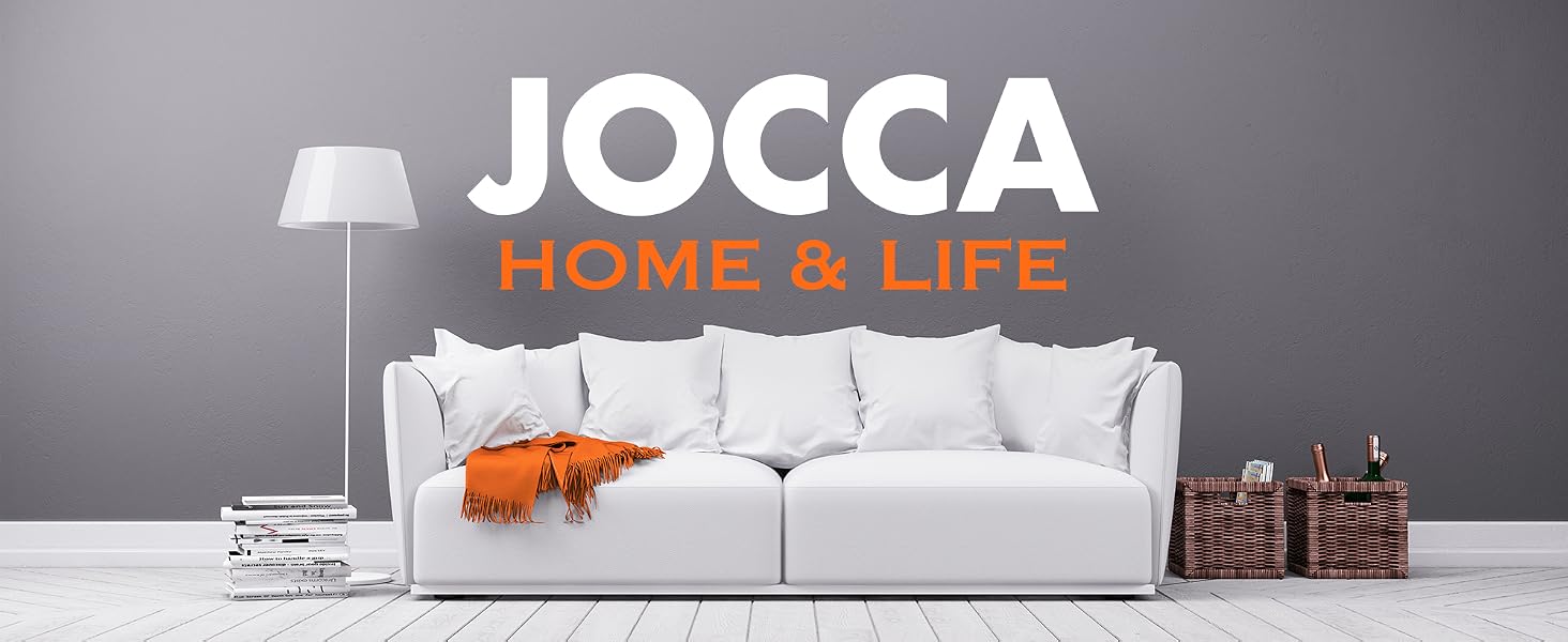 Аерофритюрниця JOCCA 5Л, безмасляна фритюрниця 1450Вт з LED сенсорним екраном та регулюванням температури, чорна