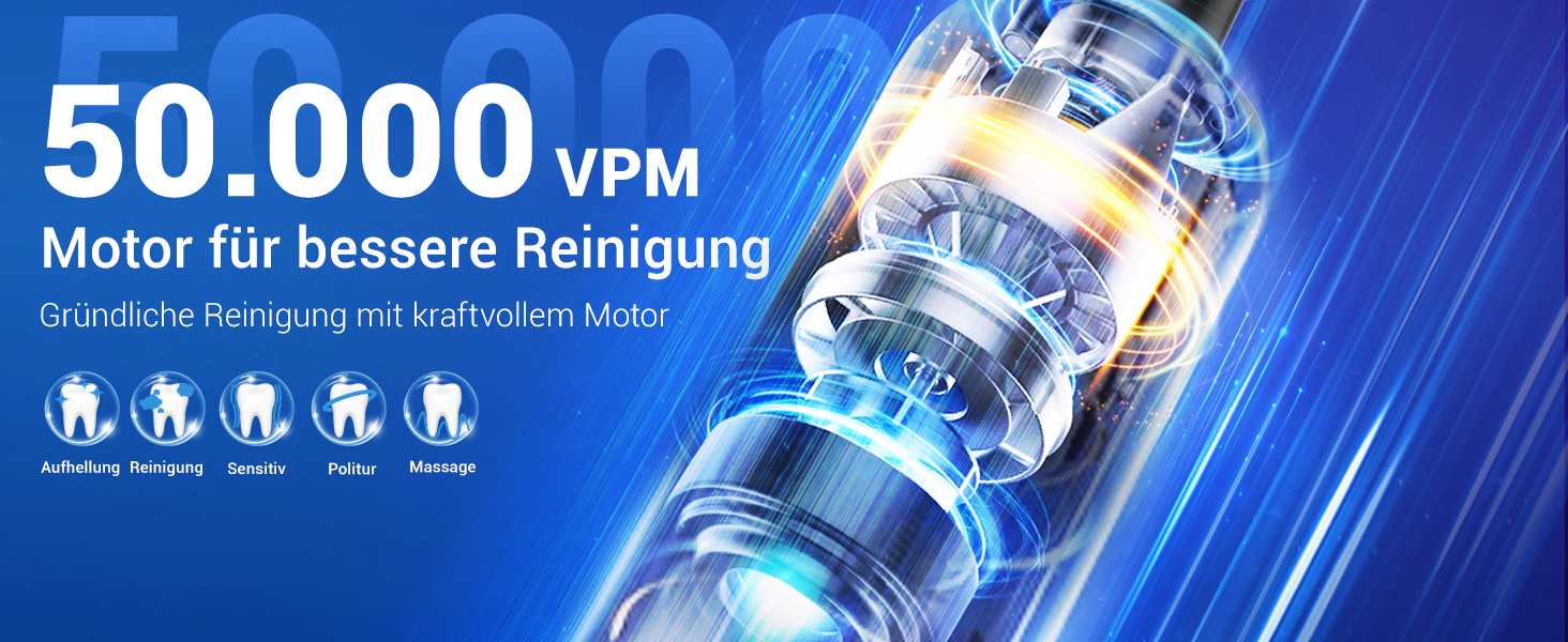 Електрична зубна щітка ротаційного типу для дорослих та дітей з 8 насадок, зарядний станція з кріпленням на стіну, 5 режимів чищення та дорожній футляр, 60 днів роботи від акумулятора, чорний