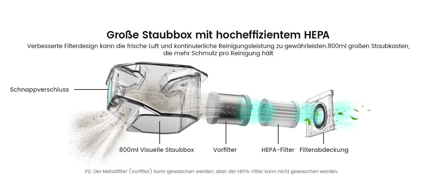 Робот-пилосос Lefant Gen2 з функцією миття, 12000Pa, автоматичне порожнення, LiDAR, Freemove 3.0, 8 тижнів бездротової роботи (чорний)