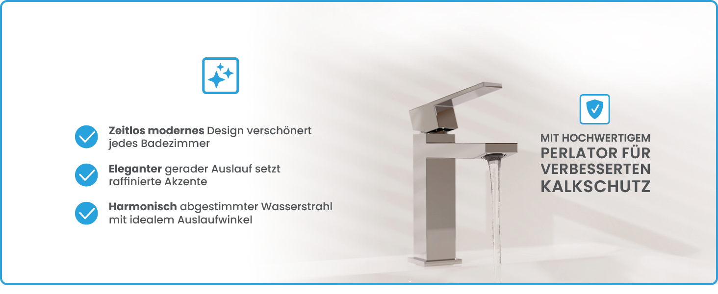 Змішувач для ванної кімнати Bächlein Imatra - хром, однорідний дизайн