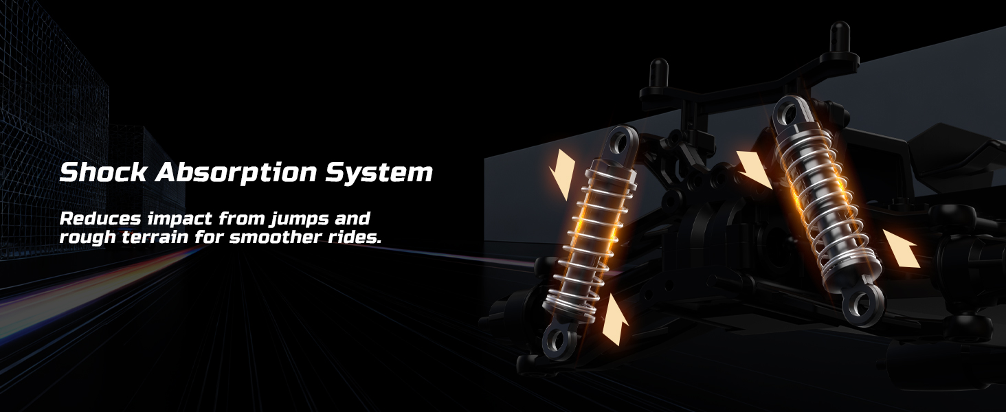 Радіокерований позашляховик DEERC 9205E 1:10 48 км/год 4WD з двома акумуляторами - іграшка для дітей та дорослих