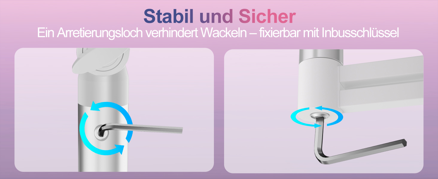 Мікрофонний стійкий кронштейн Low Profile для Blue Yeti, подкастингу та геймінгу, білий - до 2 кг, адаптери 3/8