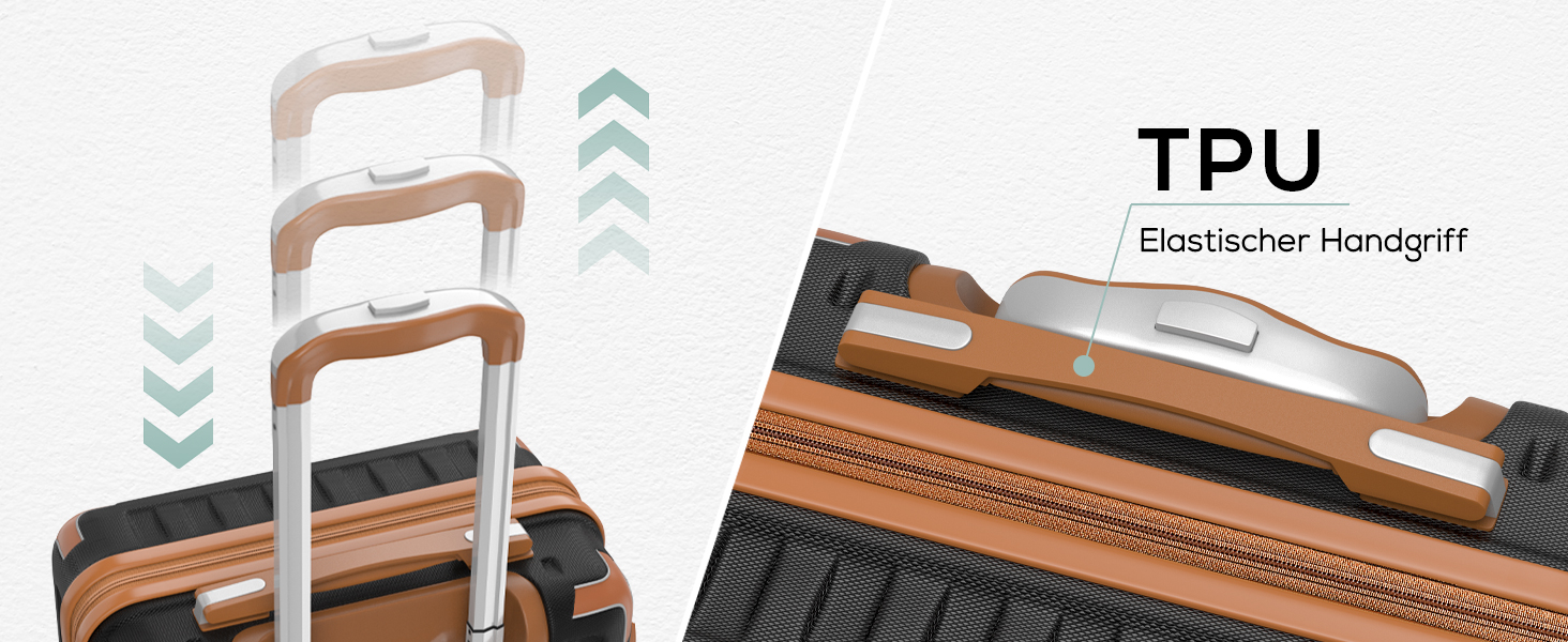 Набір валіз Melalenia 3 шт. з жорсткою обшивкою, чорний (M 53см + L 63см + XL 73см), з TSA замком та 4 колесами