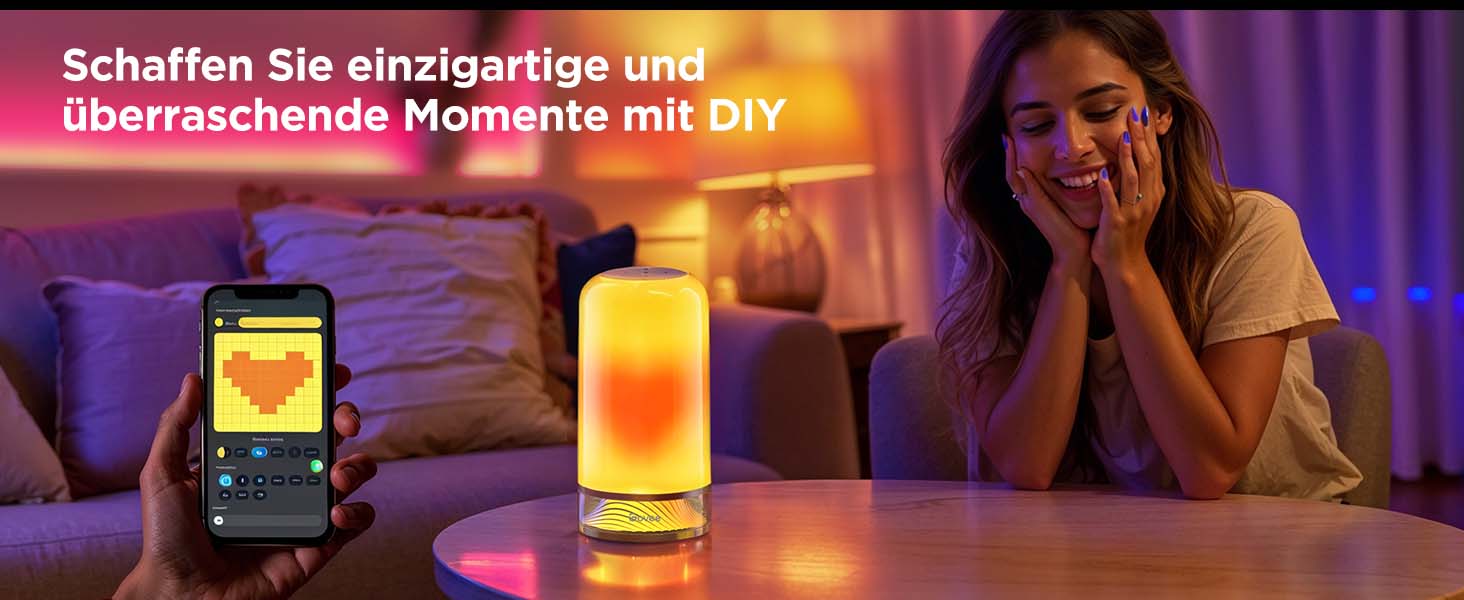 Govee LED-лампа настільна, торшер з торканням, RGBICWW, керування Alexa, 64 режими, 500 люмен, Matter, 2700-6500K, для вітальні та спальні