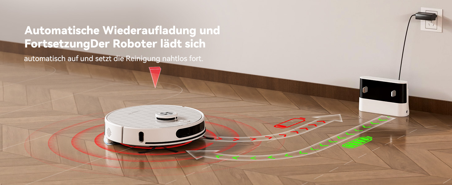 Робот-пилосос Tesvor S8 Pro з функцією миття - 8000Pa, LiDAR-навігація, 240 хв роботи, керування через додаток/Alexa, для тварин, килимів, твердих підлог