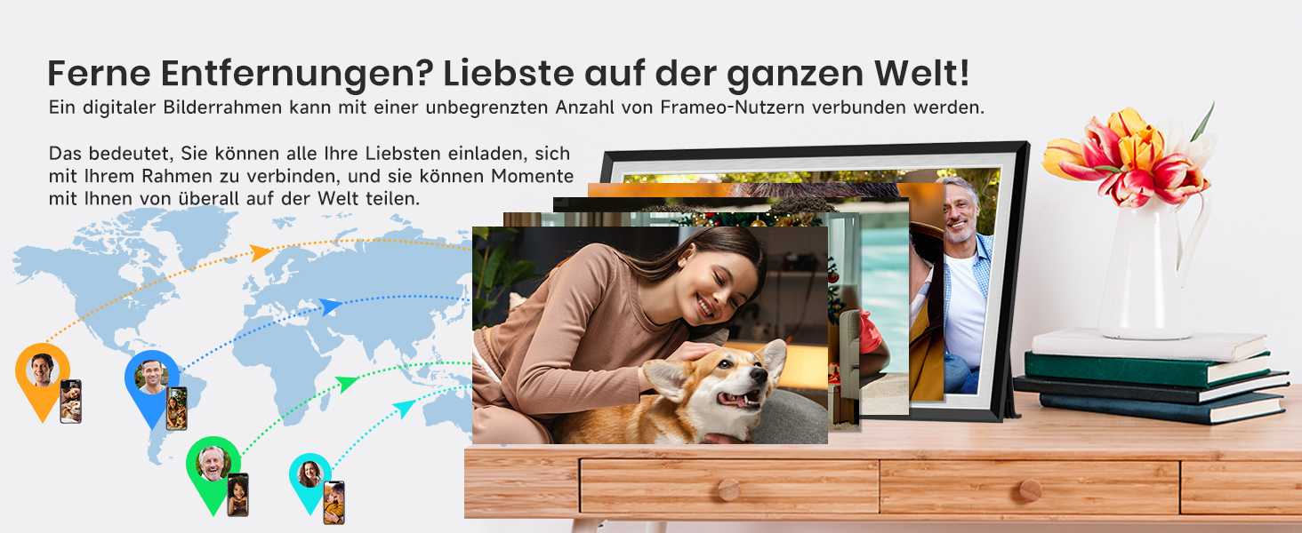 Цифровий фотоальбом FRAMEO 15.6