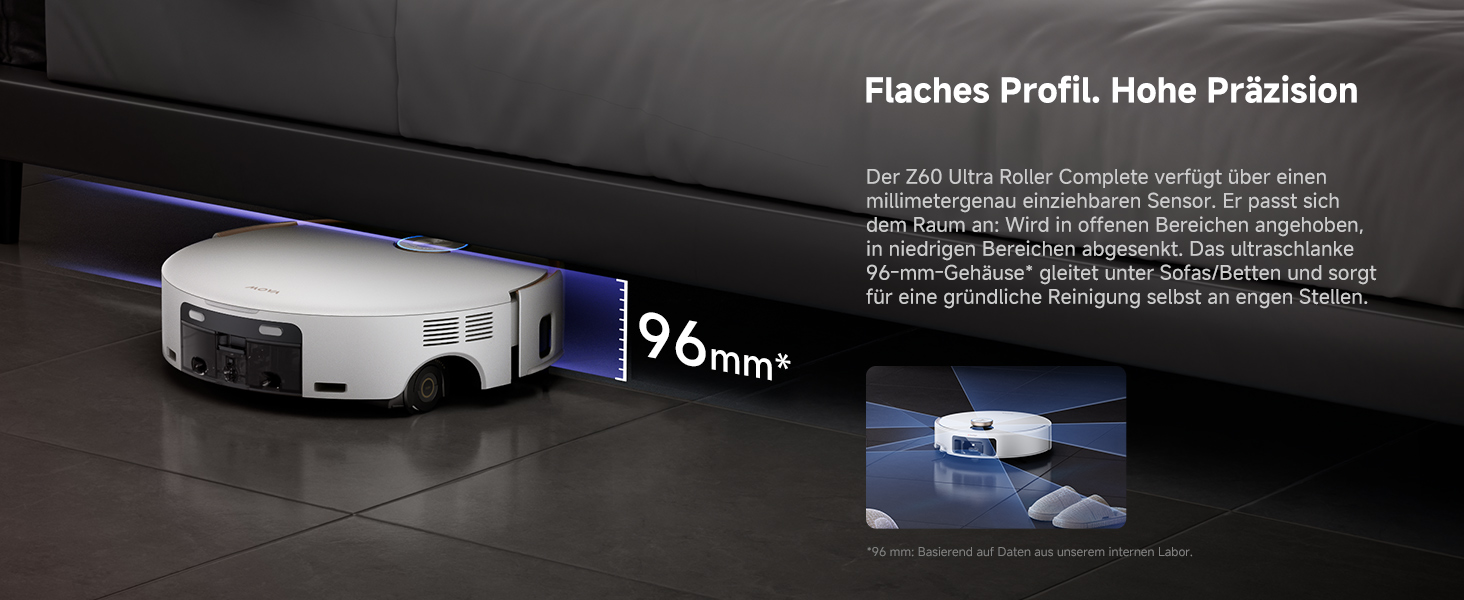 Робот-пилосос Mova V50 Ultra Complete з функцією миття: 24000 Па, 6 см перешкода, RGB AI, LED, 80°C миття, 63°C сушка, DuoSolution, Tricut