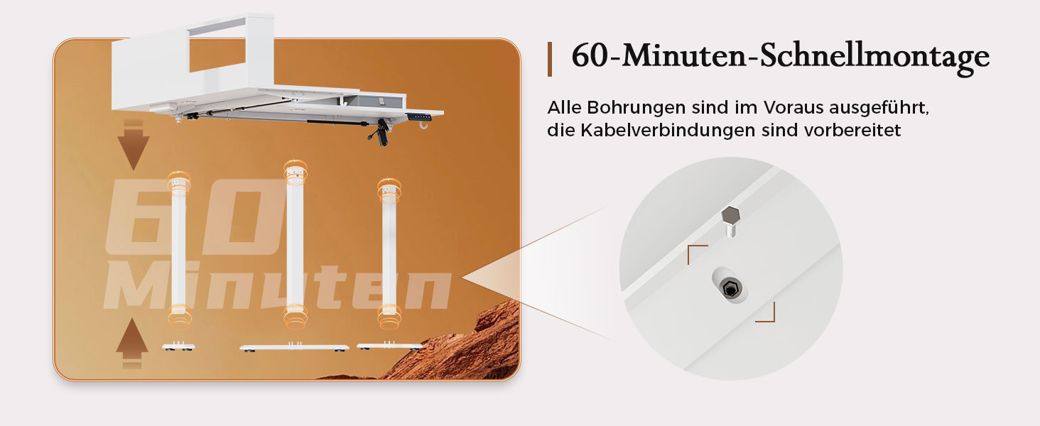 Електричний кутовий стіл Klicelor з регулюванням висоти, L-подібний стіл для стоячи роботи з 3 функціями пам'яті та антиколізійною технологією, ергономічний комп'ютерний стіл, білий (160 x 140 см) з LED-підсвічуванням та штекером
