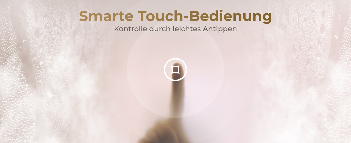Дзеркало для ванної кімнати з підсвічуванням LED 80x60 см, регульоване, 3 колірні температури (3000K/4000K/6500K), антизапарник, вертикальна/горизонтальна установка, з 3x збільшенням