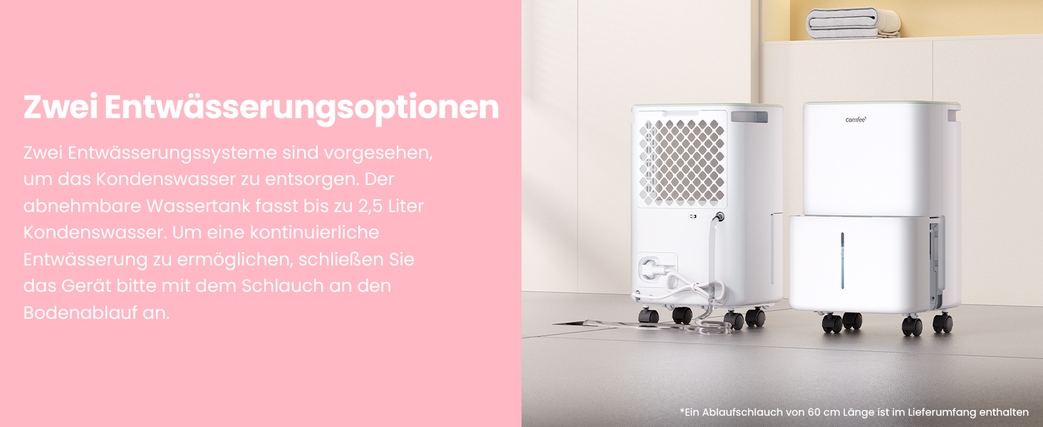 Зволожувач повітря COMFEE 12L з автоматичною відтайкою та дитячим замком, для приміщень до 20 м² (50 м³), екологічний фреон R290