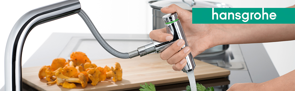 Змішувач для кухні hansgrohe Talis Select S одноважільний, комфортна висота 300 мм з поворотним виливом, хром без шлангової коробки хромований вилив висота 300 мм