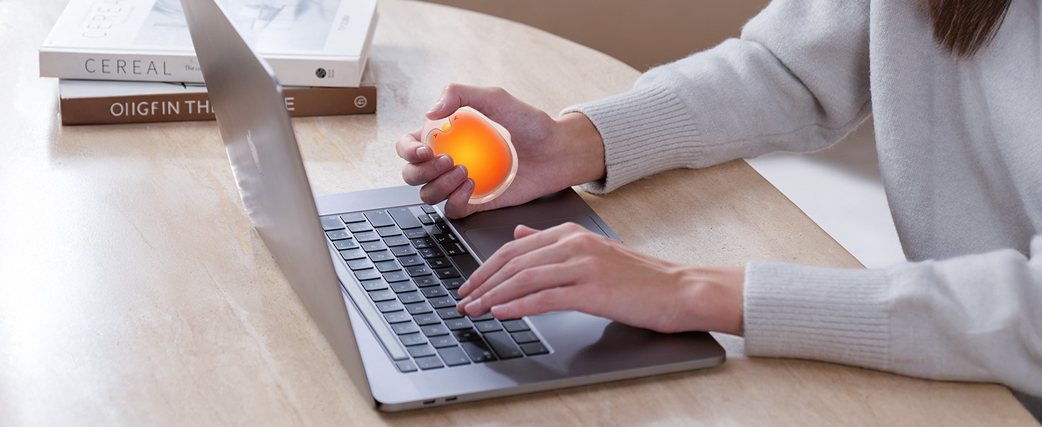 Електричні грілки для рук Gaiatop, 2 шт. з 3 режимами нагріву, магнітні, портативні, багаторазові. Ідеальні для кемпінгу, піших прогулянок, полювання, подарунок для жінок та чоловіків (світло-рожевий)