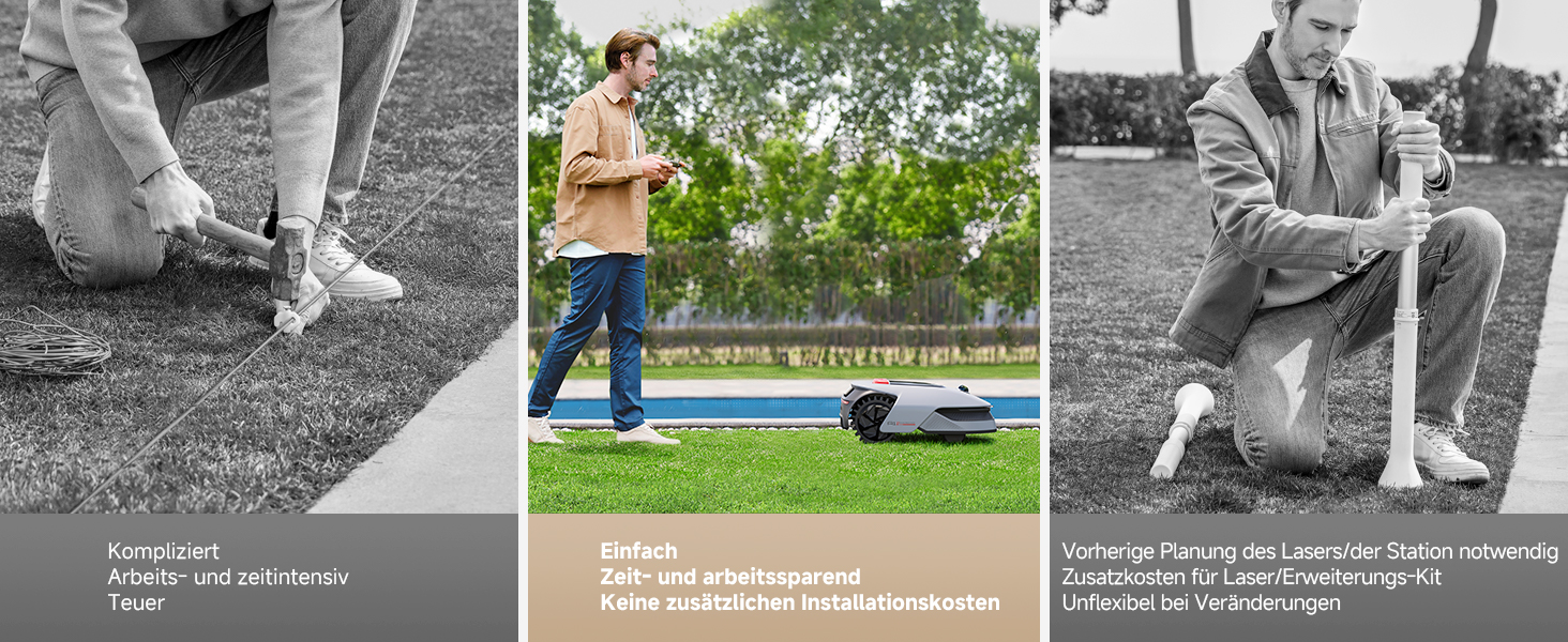 Робот-газонокосар Dreame A1 Pro без дроту, LiDAR 360°, 2000 м², керування через додаток, OmniSense, розумне уникнення перешкод, 66.5x43.7x26.1 см