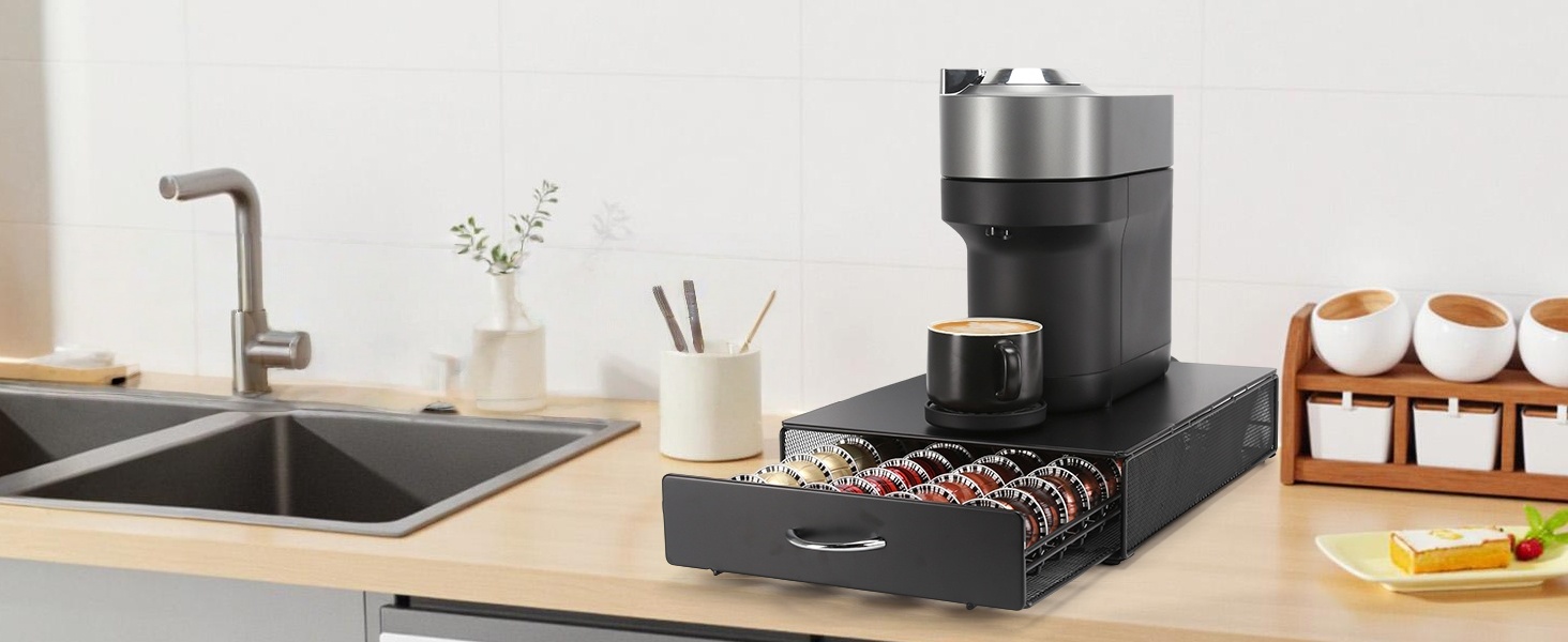 Органайзер-шухляда для капсул Nespresso Vertuo, тримач для кавових капсул S-40