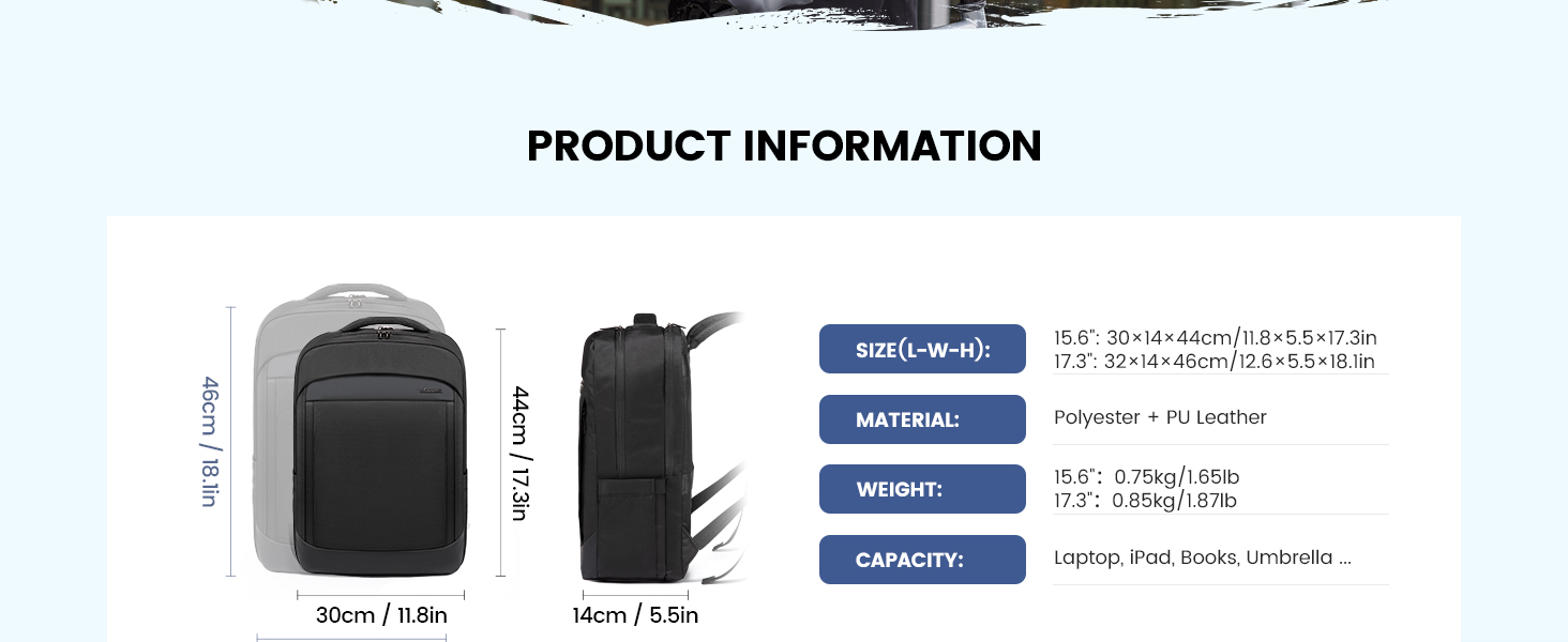 LOVEVOOK Рюкзак чоловічий великий, для ноутбука 17 дюймів, ділова сумка, рюкзак для роботи, шкільний рюкзак, водонепроникний, туристичний рюкзак, чоловічий, повсякденний, для офісу, роботи, подорожей, навчання (15.6 дюймів, Темно-сірий)