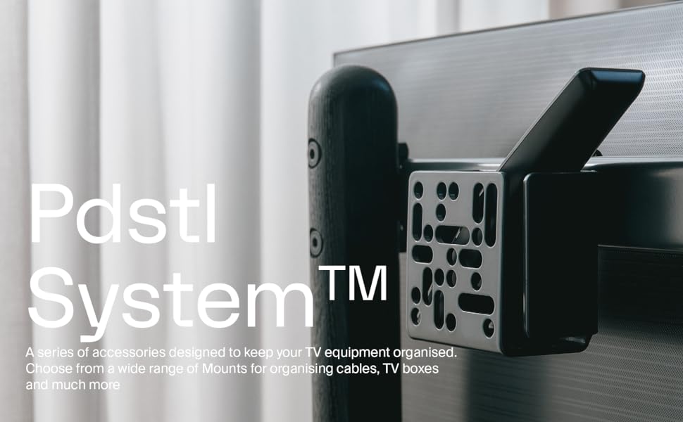 Підставка для телевізора на коліщатках, Rollin' Mushroom, сіра, 40-70 дюймів