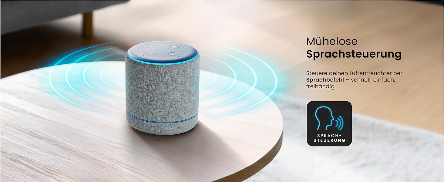 Pro Breeze® Eco Kompakt 12L/день: Електричний осушувач повітря з LED-дисплеєм, функцією сушіння білизни та Smart App (20 м²)