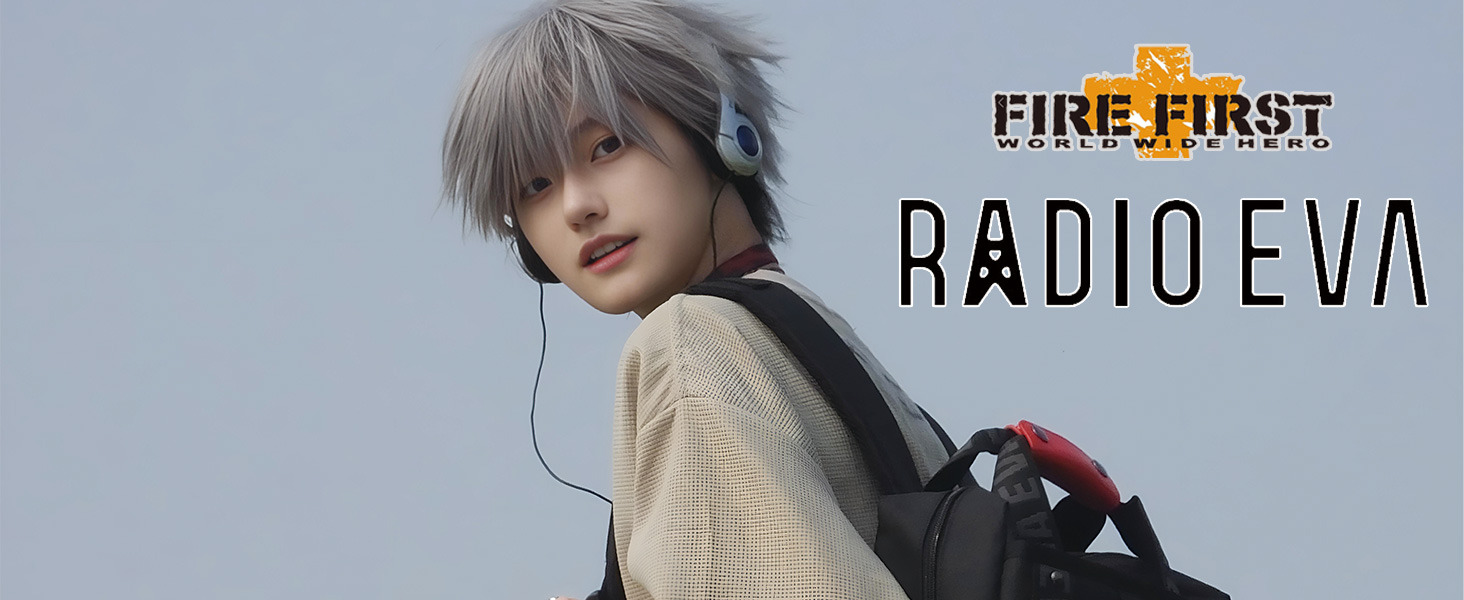 Рюкзак FIREFIRST x RADIO EVA Evangelion з символічним тегом, чорний (28x41x14 см)
