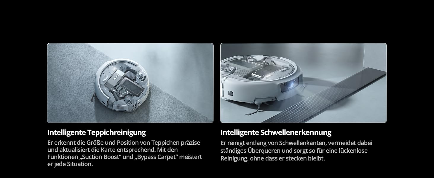 Робот-пилосос DJI ROMO S з функцією миття підлоги, 25000 Па потужність всмоктування, розпізнавання перешкод рівня дрона, два роботизовані руки, 200 днів без обслуговування, автоматичне очищення та сушіння моп-насадки (DJI ROMO P (версія з баком для води))