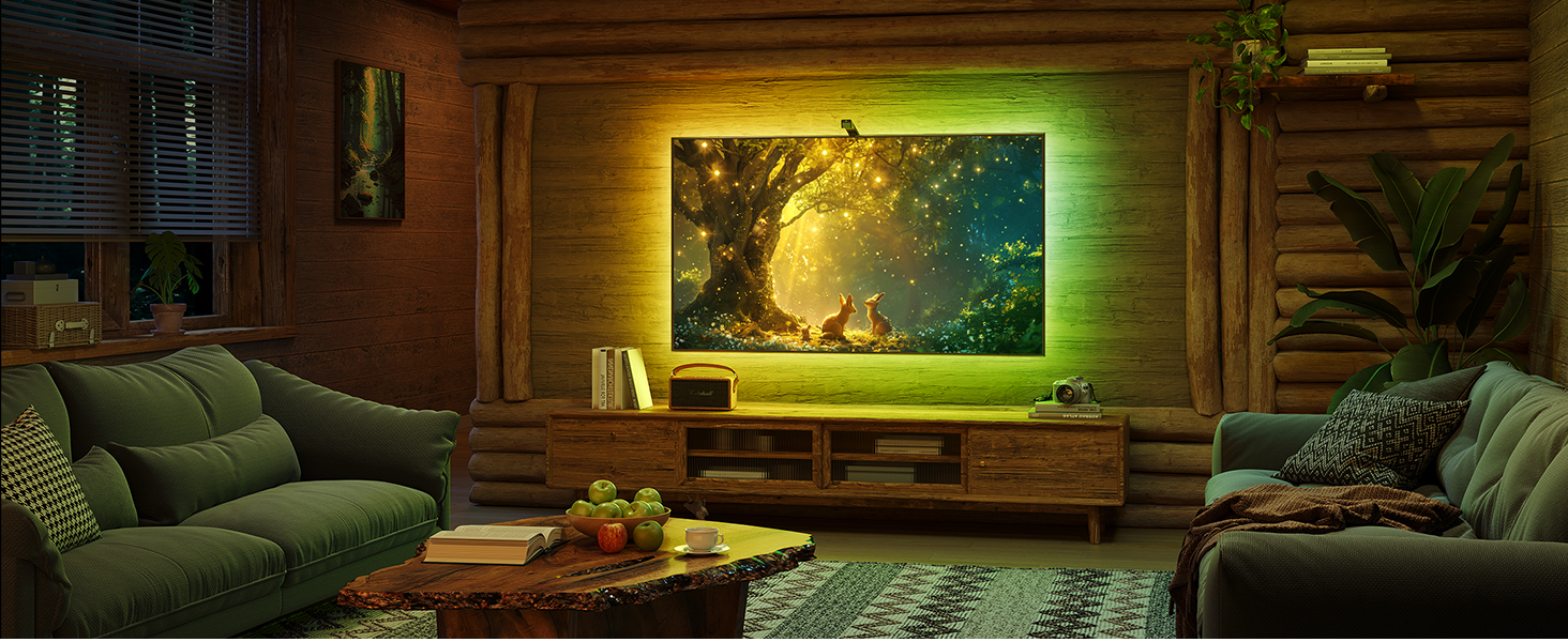 Розумна LED-підсвітка для телевізора Govee TV Backlight 3 Lite з Fish-Eye корекцією, для ТВ 55-65 дюймів (3.6м)