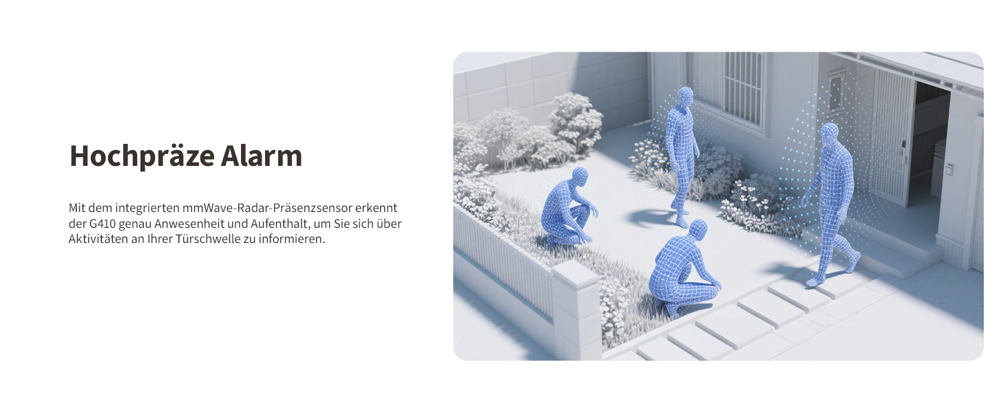 Aqara Smart Doorbell Camera G410 з дзвінком, 2K, відеоспостереження, 2-сторонній аудіо, Matter Hub, Wi-Fi, сірий