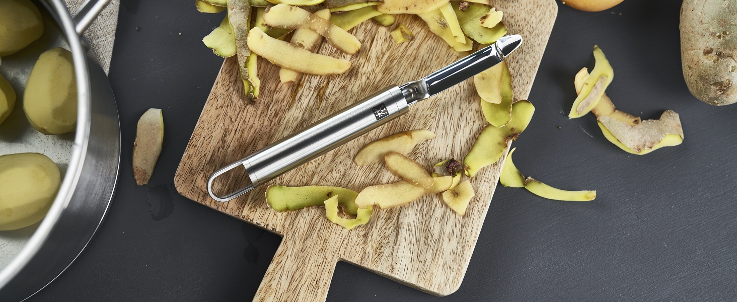 Преса для часнику ZWILLING Pro Knochblauchpresse, 20 см, нержавіюча сталь, ергономічна ручка, срібляста