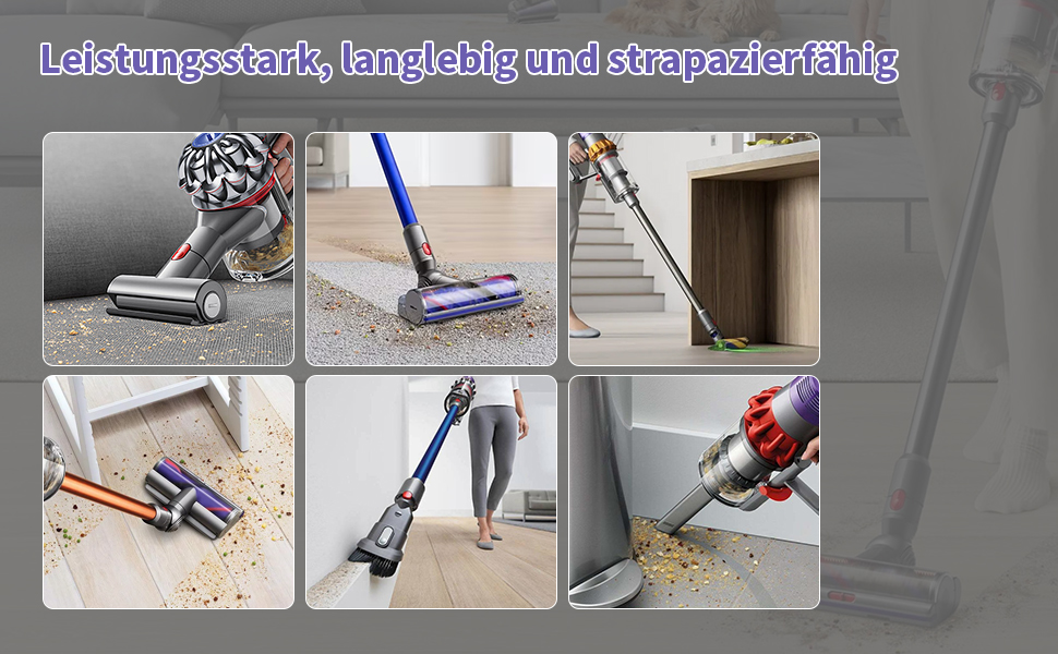 Акумулятор V8 для пилососа Dyson SV10 4600mAh (оригінал, +2 фільтри, викрутка, гвинти, щітка)