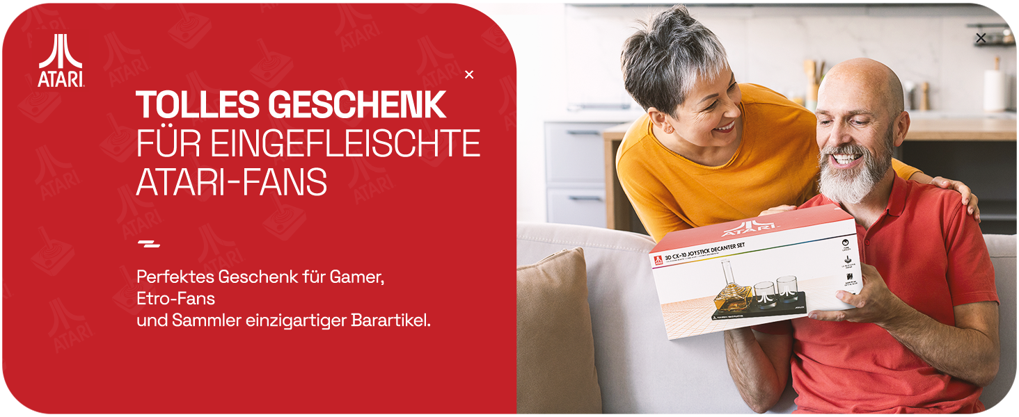 Набір для віскі Stormtrooper: декантер 750 мл та 2 келихи 300 мл, для віскі, бурбону, скотчу та джину, Thumbs Up! (Atari)