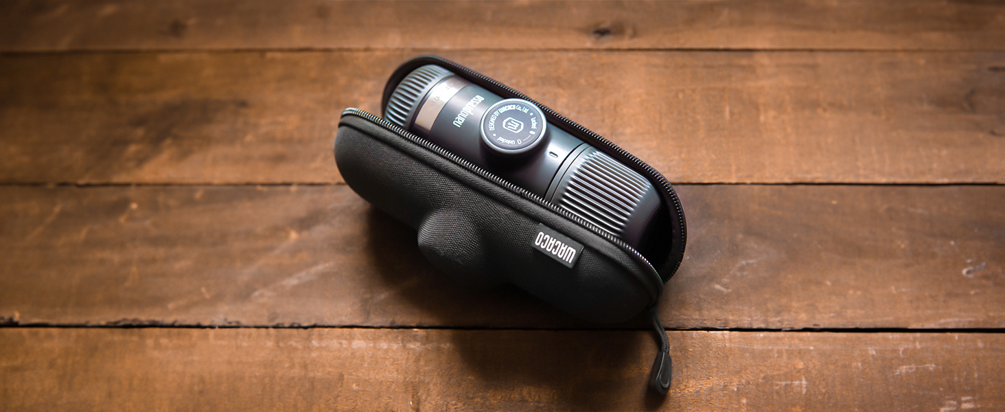 WACACO Nanopresso: портативна кавомашина для еспресо, сумісна з Nespresso® та змеленим кави, для подорожей та кемпінгу