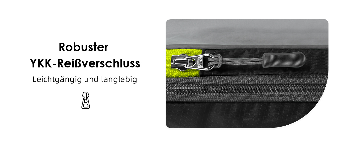 Набір органайзерів для подорожей Cipway: компресійні сумки для одягу та рюкзака, легкі сітчасті пакувальні куби (6 шт), чорний