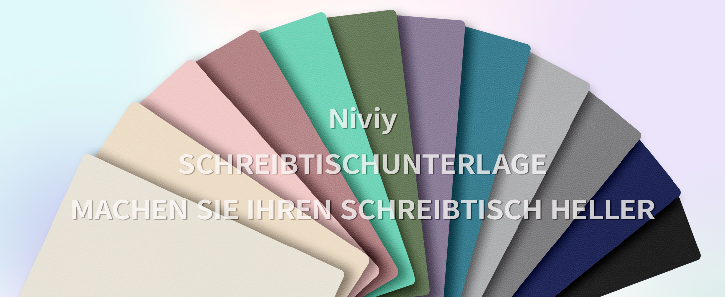 Килимок на стіл Niviy з екошкіри XXL (120x60 см), водонепроникний килимок для миші та захисна підкладка для офісу та дому, бежевий