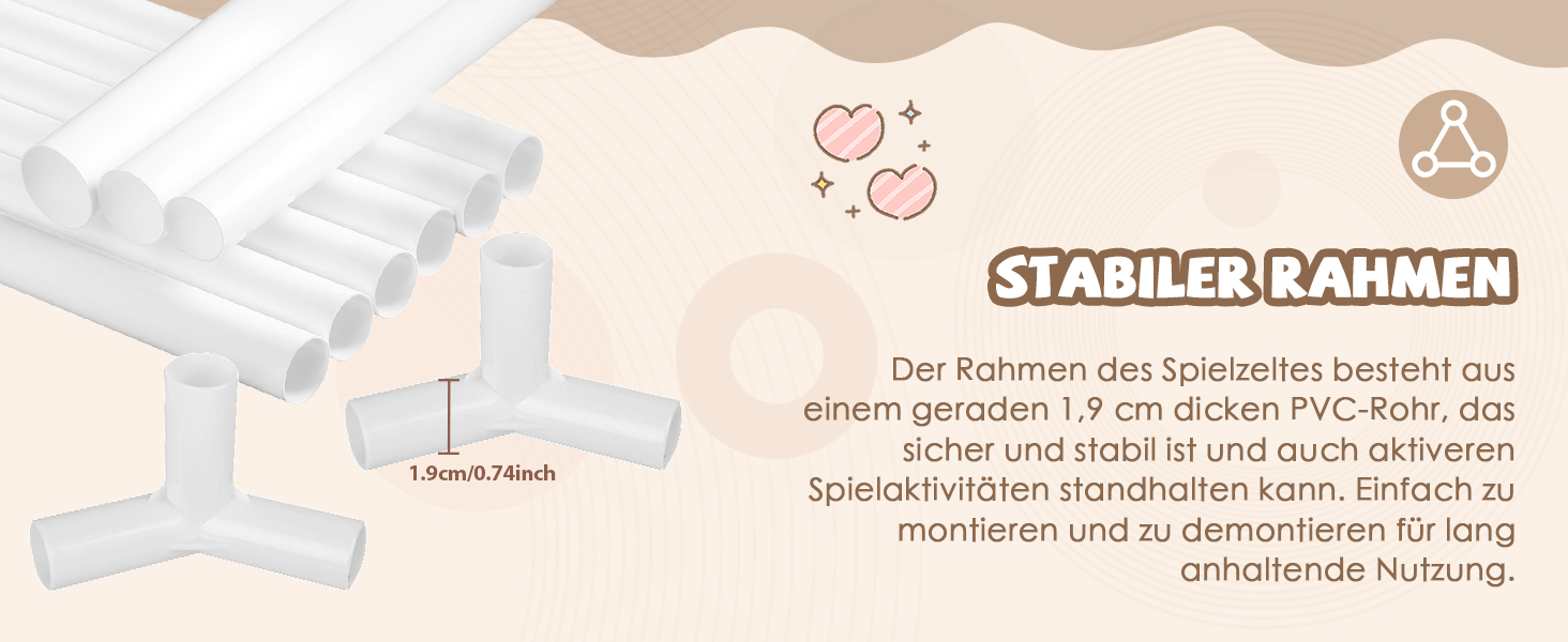 Дитяче намет-ігровий будиночок з 2 входами, з підсвіткою та підстилкою, для дітей від 3 років