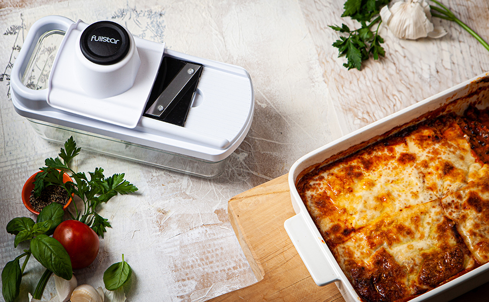 Мандоліна для нарізки овочів 7-в-1: натерття, нарізка скибочками, для кухні