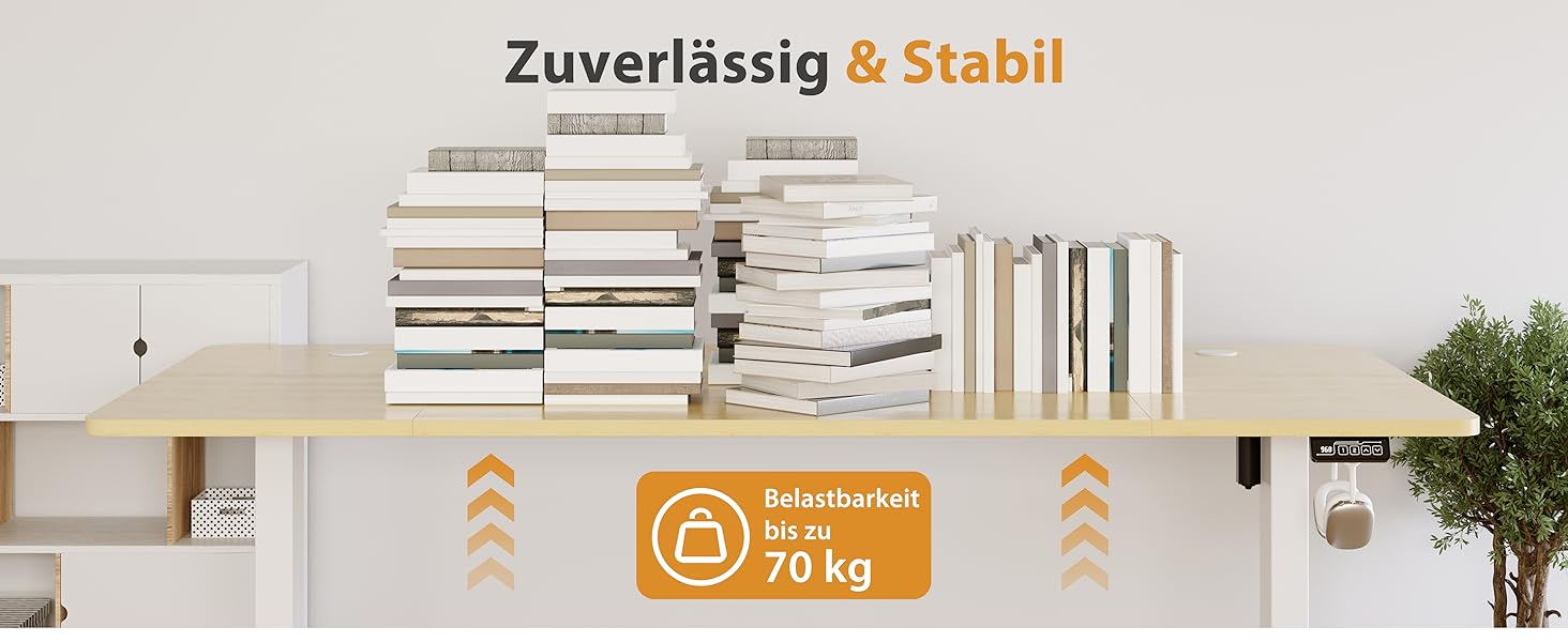 Регульований стіл за висотою з USB-C, електричний стіл з пам'яттю, стоячий стіл, комп'ютерний стіл для офісу, білий Pro, 180 x 80 см